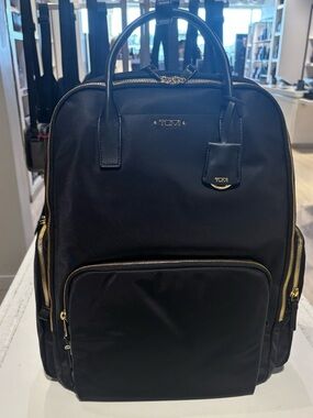 Tumi Upton Backpack in Black NWT